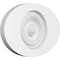 Ekena Millwork Standard Dalton Bullseye Rosette with Square Edge, 7"W x 4 3/4"H x 1/2"P ROSP070X048X050DAL02 - alternate 1